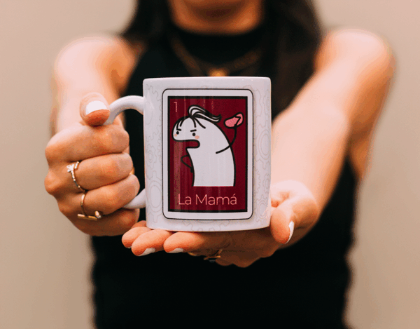 TAZA MAMÁ LOTERIA
